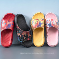 2021 Fashion Graffiti Farbe Anti Slip Frauen Sommerrutsche Slipper Weiche Eva Beach Slides Paare Sandalen für Mann heißer Verkauf